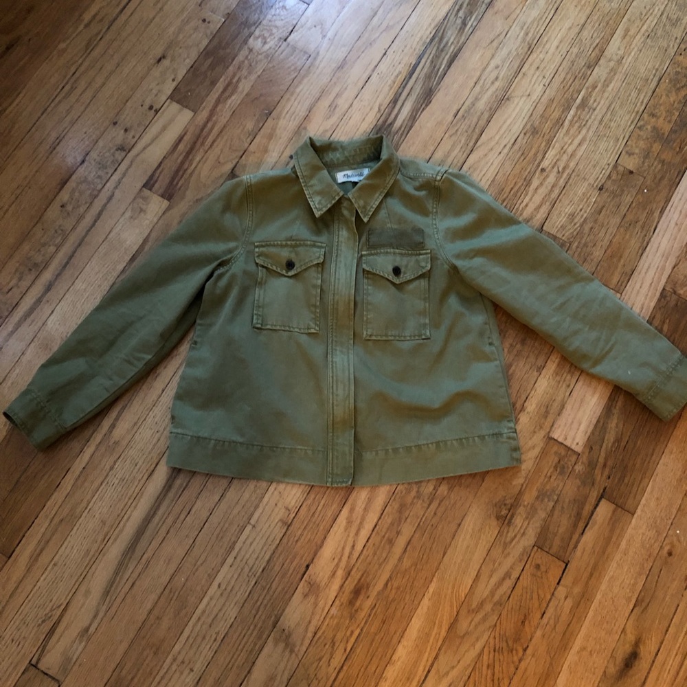 Madewell cropped utility jacket - S